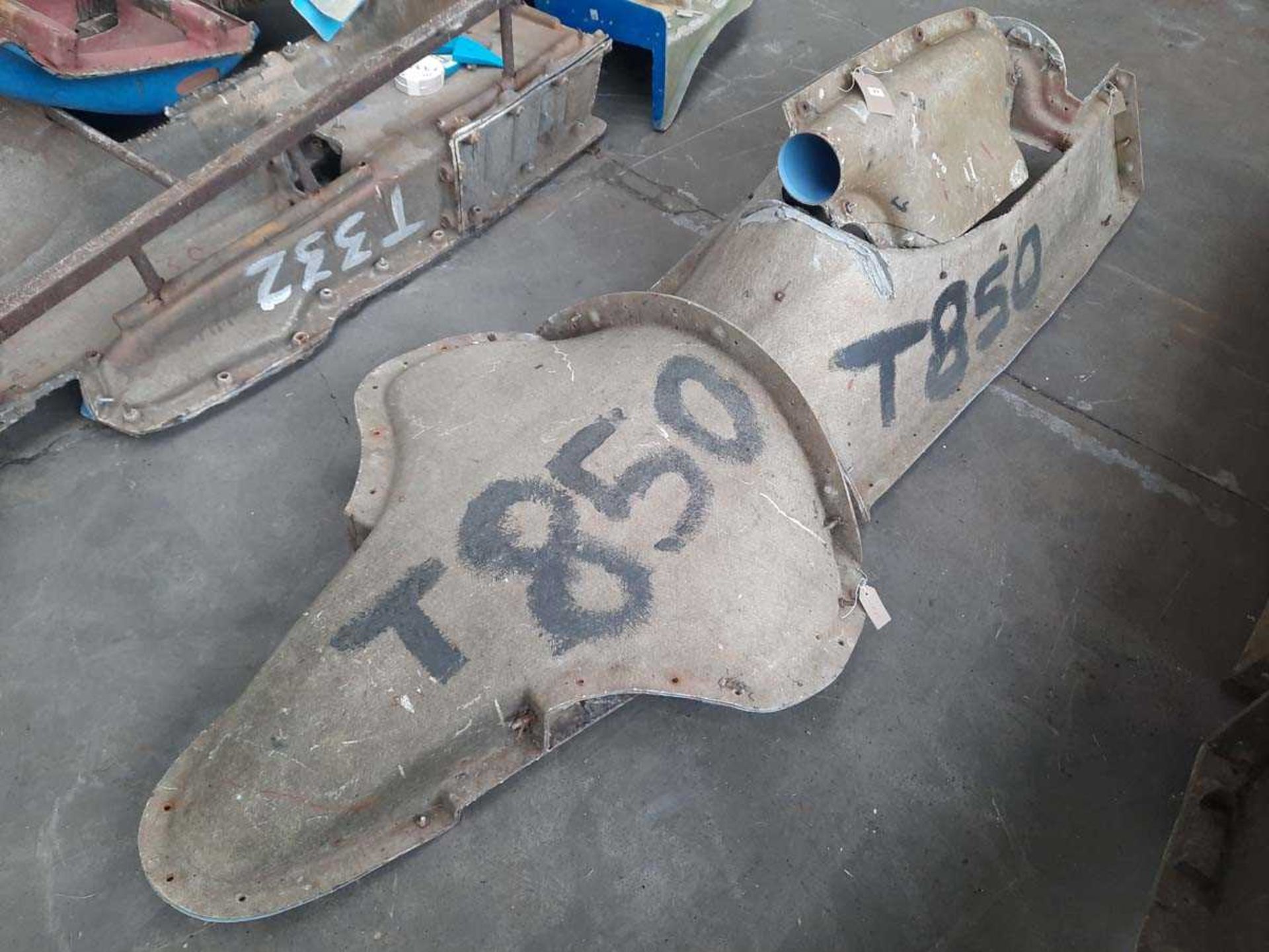 +VAT Lola T850 panel moulds; nose, cockpit, air box