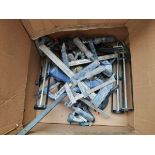 +VAT Box of F clamps and speed clamps