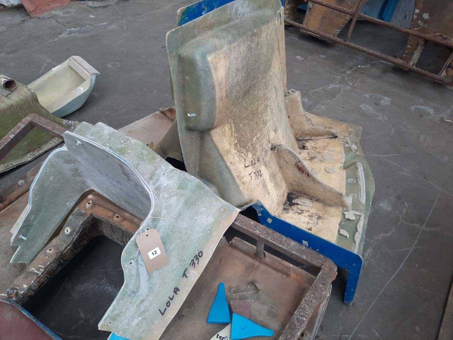 +VAT Lola T330 / T332 panel moulds; nose, 2 small side pods, cockpit, seat, tail airbox combined, - Image 4 of 12