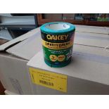 +VAT 4 boxes of Oakey Liberty Green 10 x pack of 5m roll of 60 grit sand paper (approx 40 rolls in