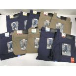+VAT 10 pairs of mens English Laundry chino trousers in mixed colours and various sizes