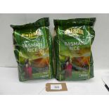 +VAT 2 x 5kg bags of Salaam Basmati rice