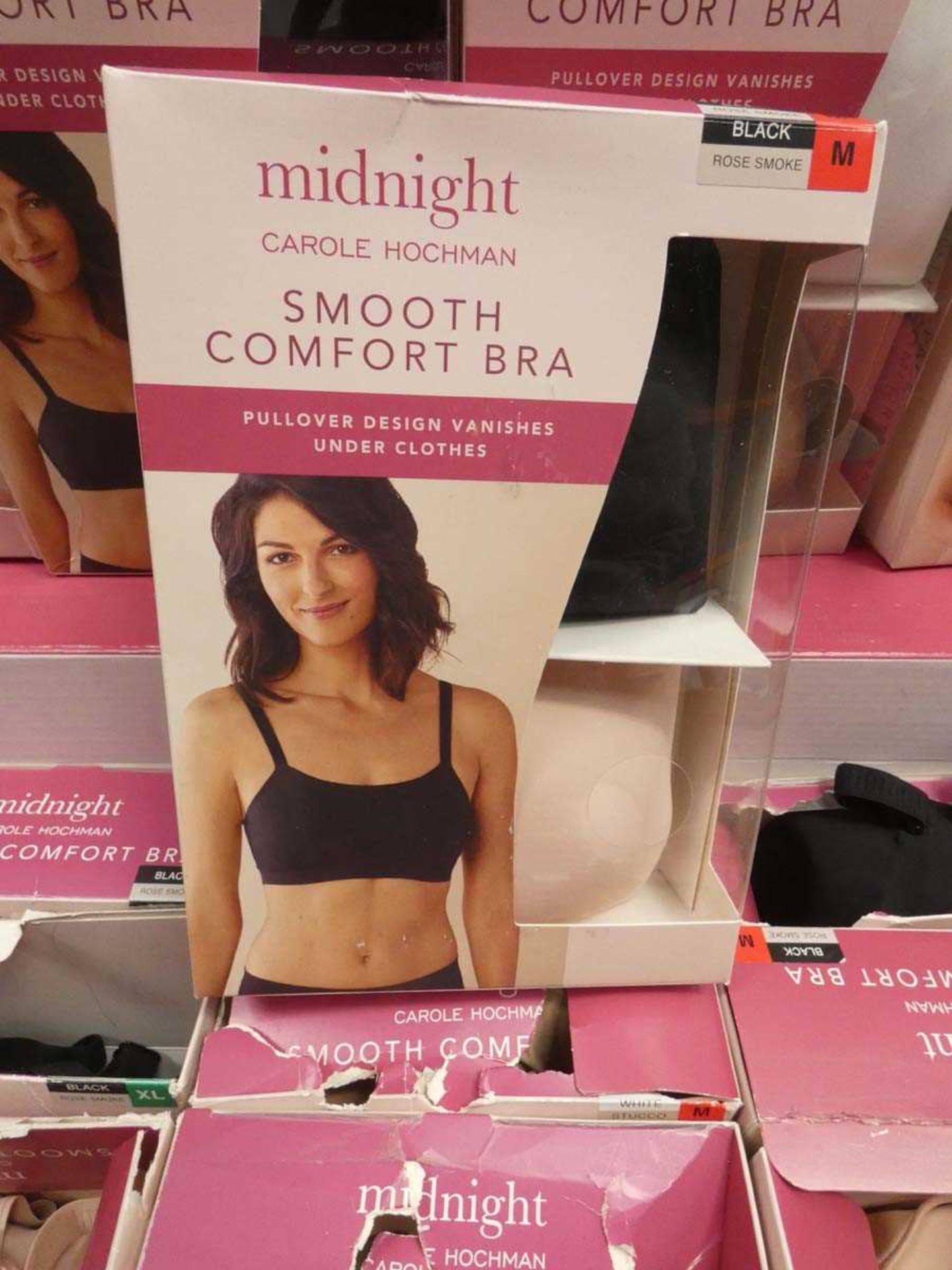 +VAT 26 packs of ladies Midnight Carole Hockman smooth comfort bras, mixed colours and sizes - Image 2 of 2