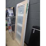 +VAT 1 white glazed and 1 brown glazed internal door