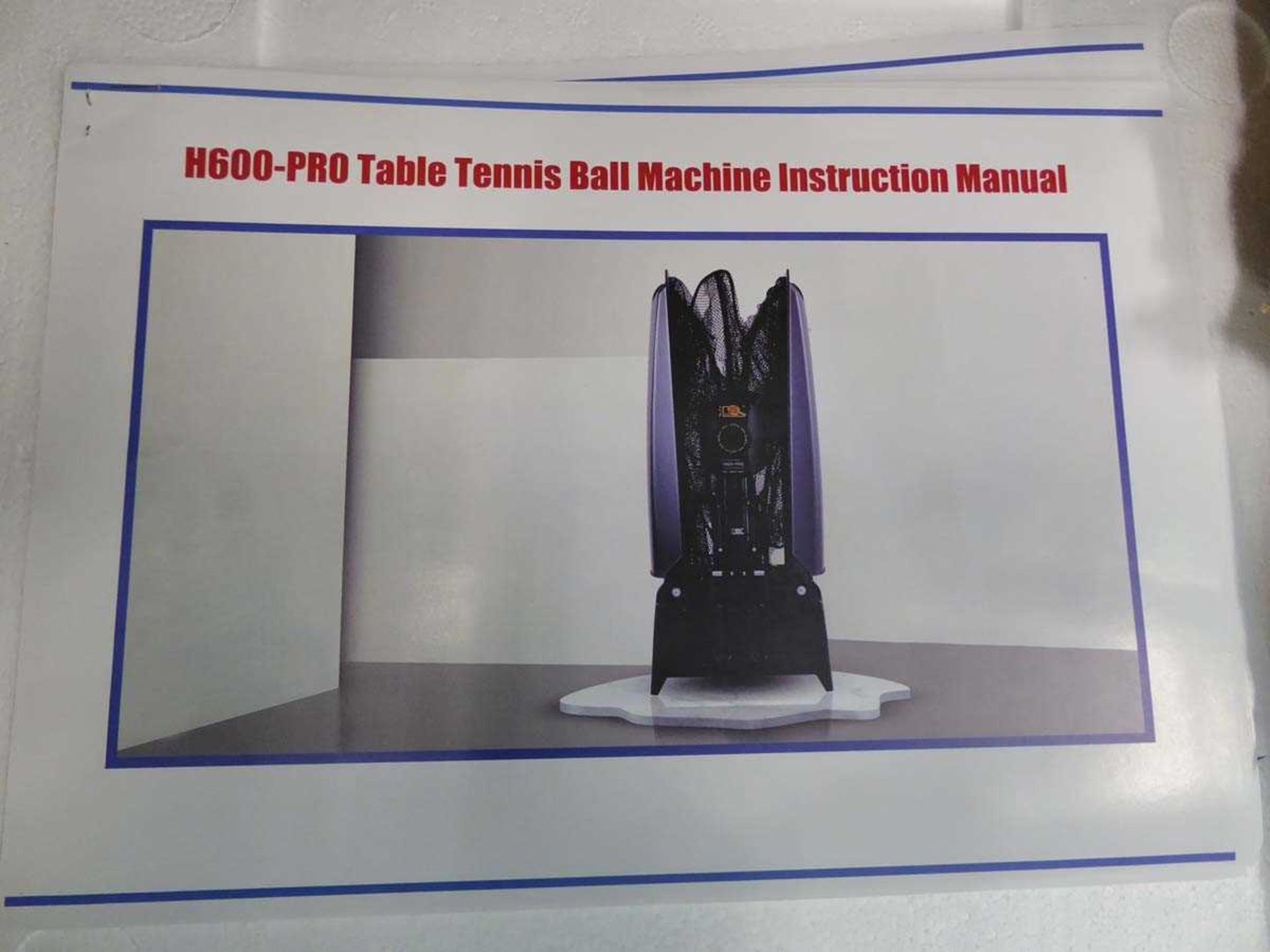 +VAT Table Tennis ball machine - Bild 2 aus 3