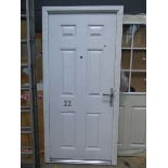 +VAT White composite door with frame