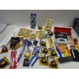 +VAT Torque wrench, pipe wrenches, soldering torch, digital calipers, drill bits, tape measures