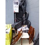 +VAT Large stillage of chair parts (stillage not included) and a box of chair parts