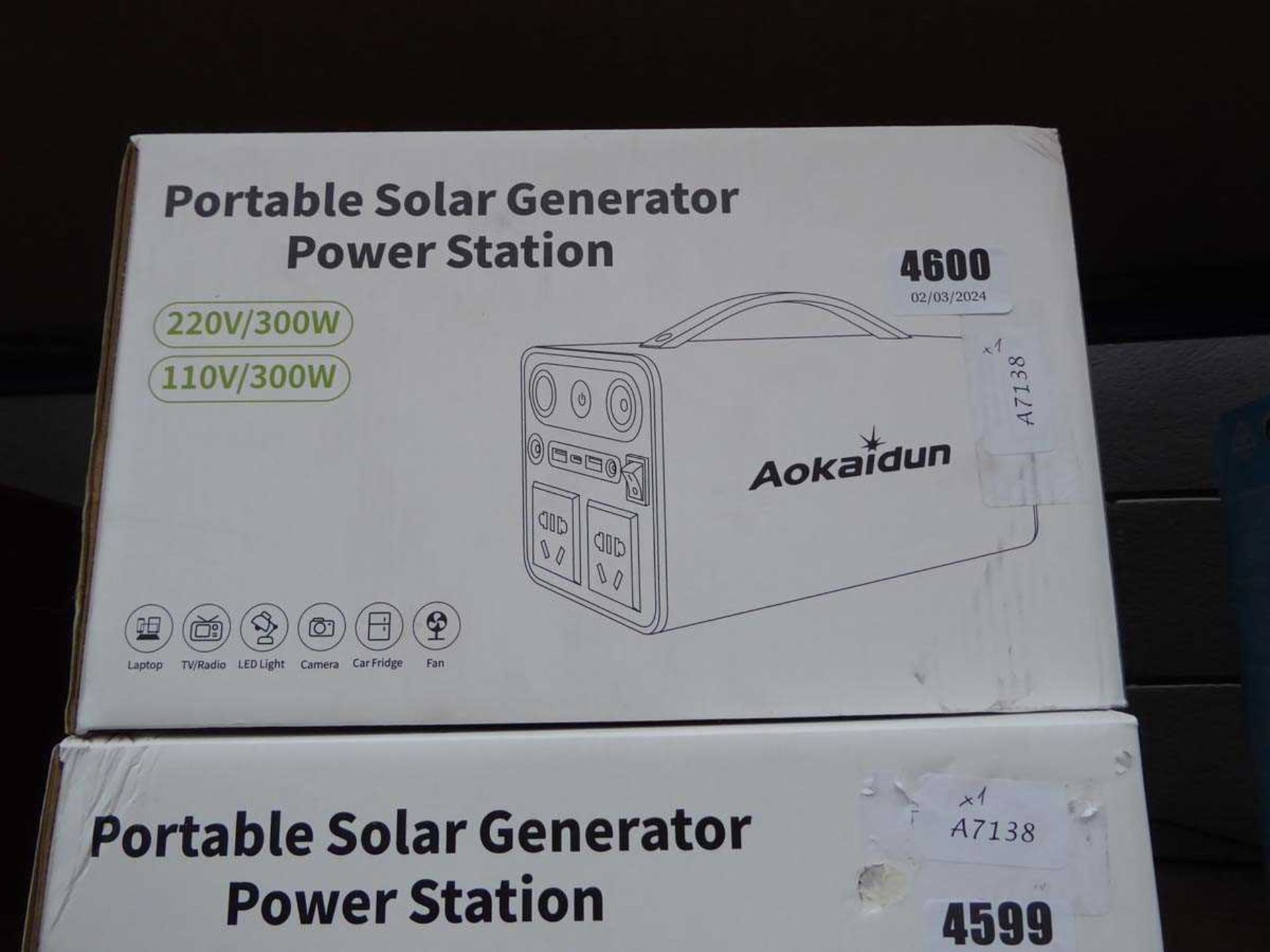 Portable generator power station