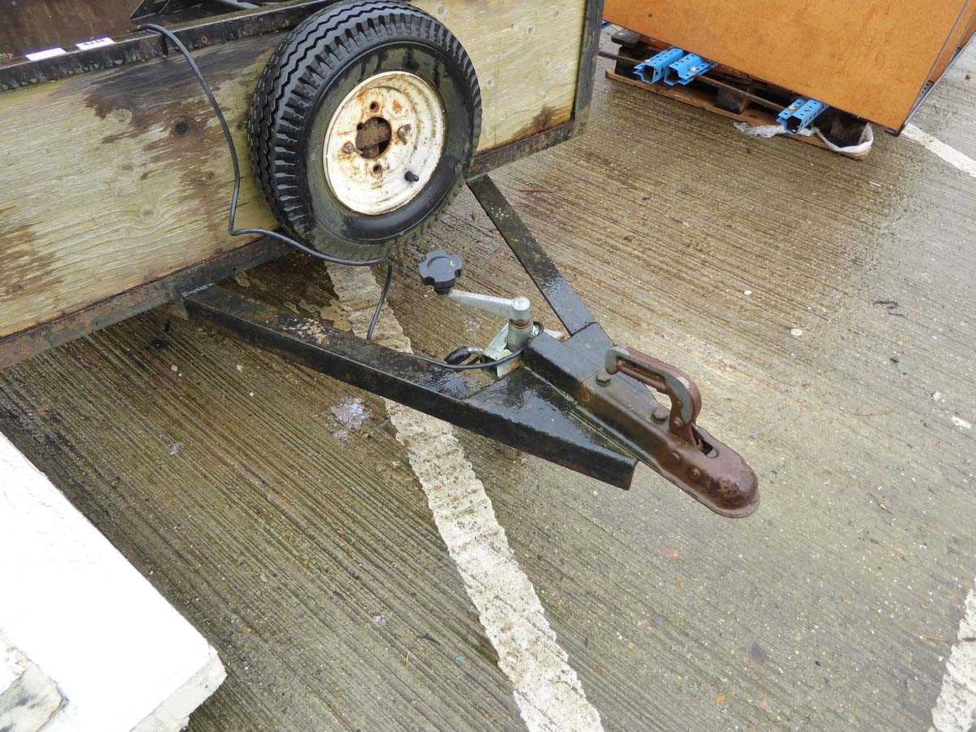 2 wheeled metal trailer - Bild 2 aus 3