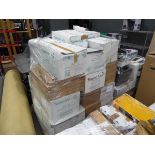 Pallet of sealed air mail light bags