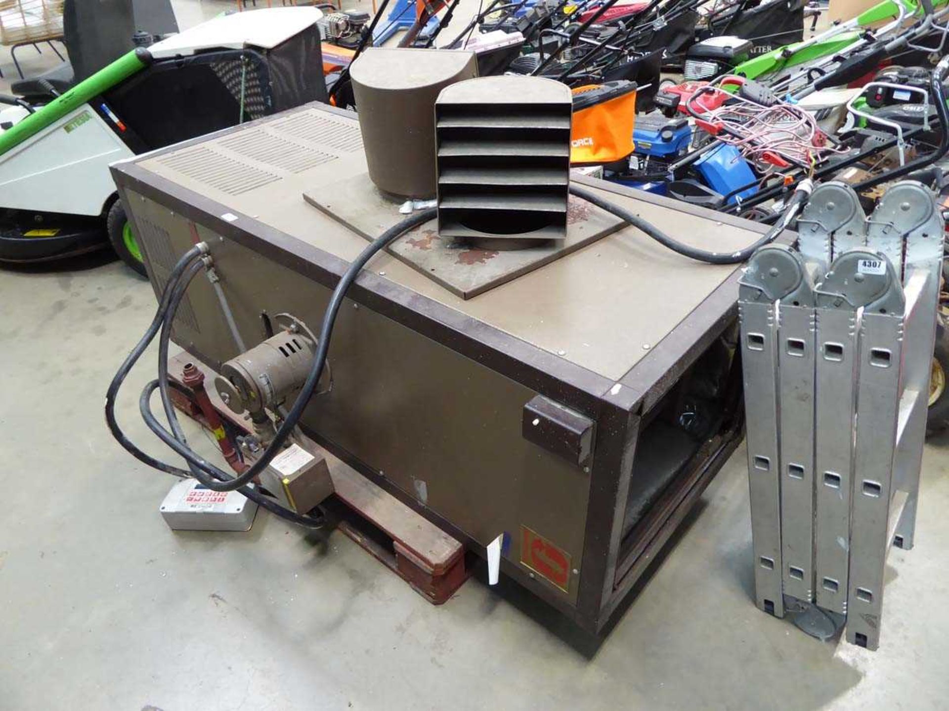 Powermatic brown workshop heater