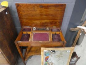 Victorian lift top desk