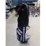 Blue Benross golf bag