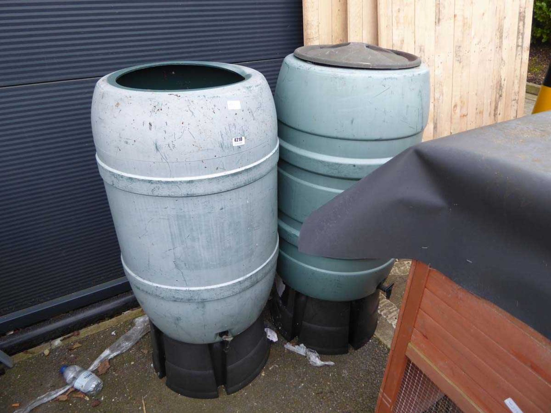 Two water butts