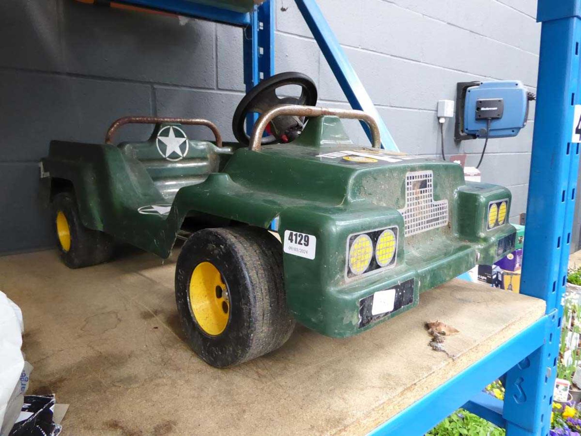 A Team pedal car