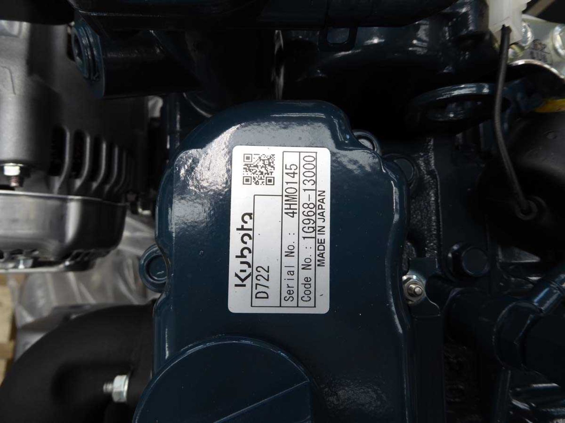 +VAT Kubota D 722-E2B-EU-Y2 engine - Image 4 of 5