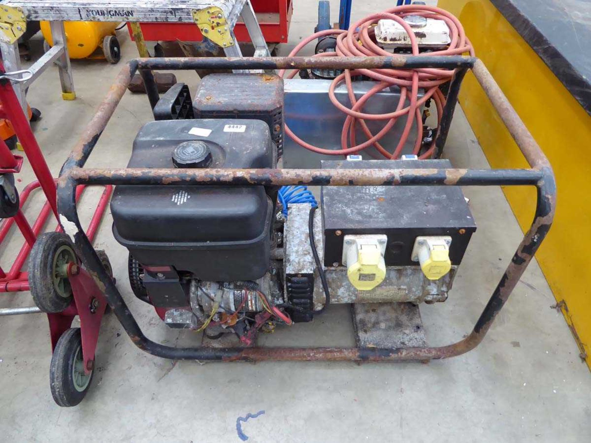 Large petrol powered generator
