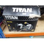 Titan double ended bench grinder