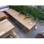 +VAT Large wooden bench