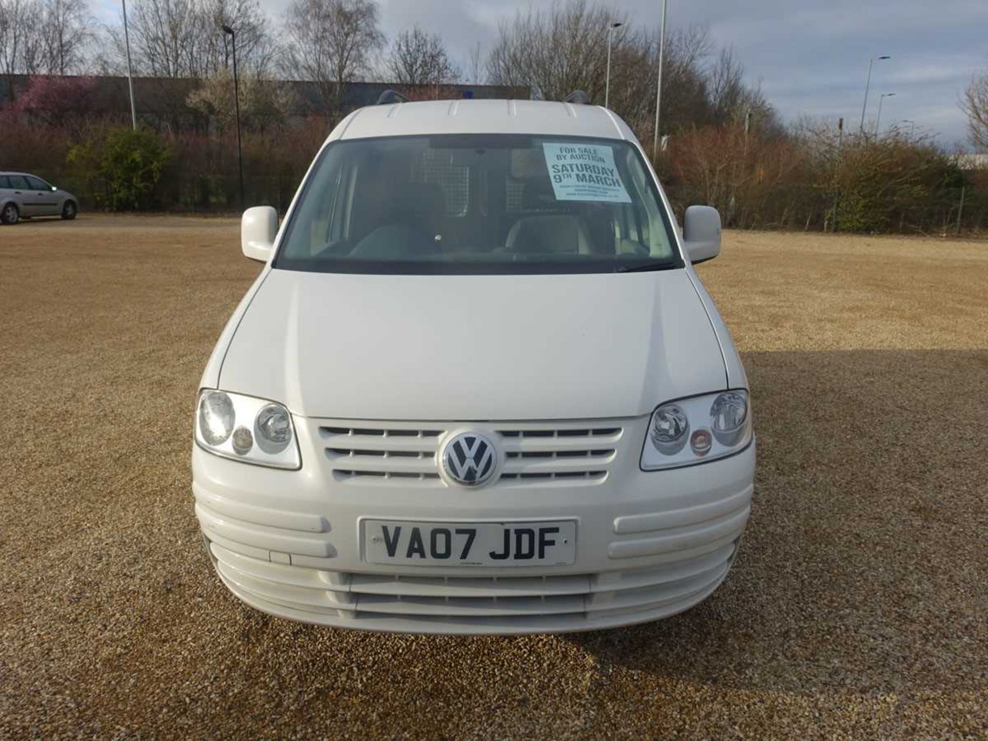 (VA07 JDF) Volkswagen Caddy C20 TDi 104 Van in white, first registered 27/07/2007, 2 door, 5 speed - Image 2 of 10