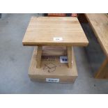 +VAT 1 x boxed and 1 x unboxed wooden stool