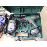 Bosch battery drill with one battery and charger