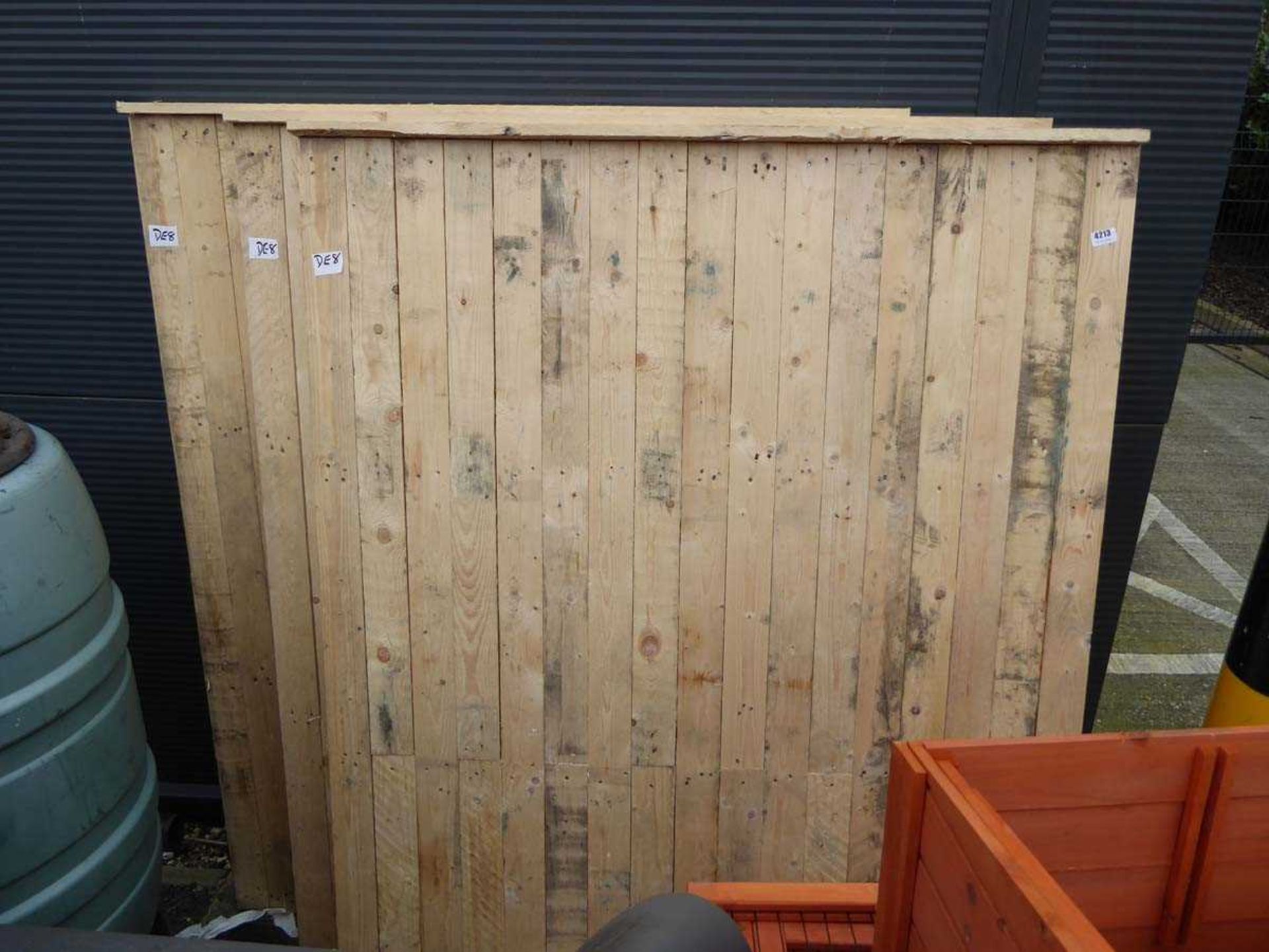 Three 5ft fence panels