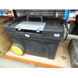 Wheeled Stanley empty toolbox
