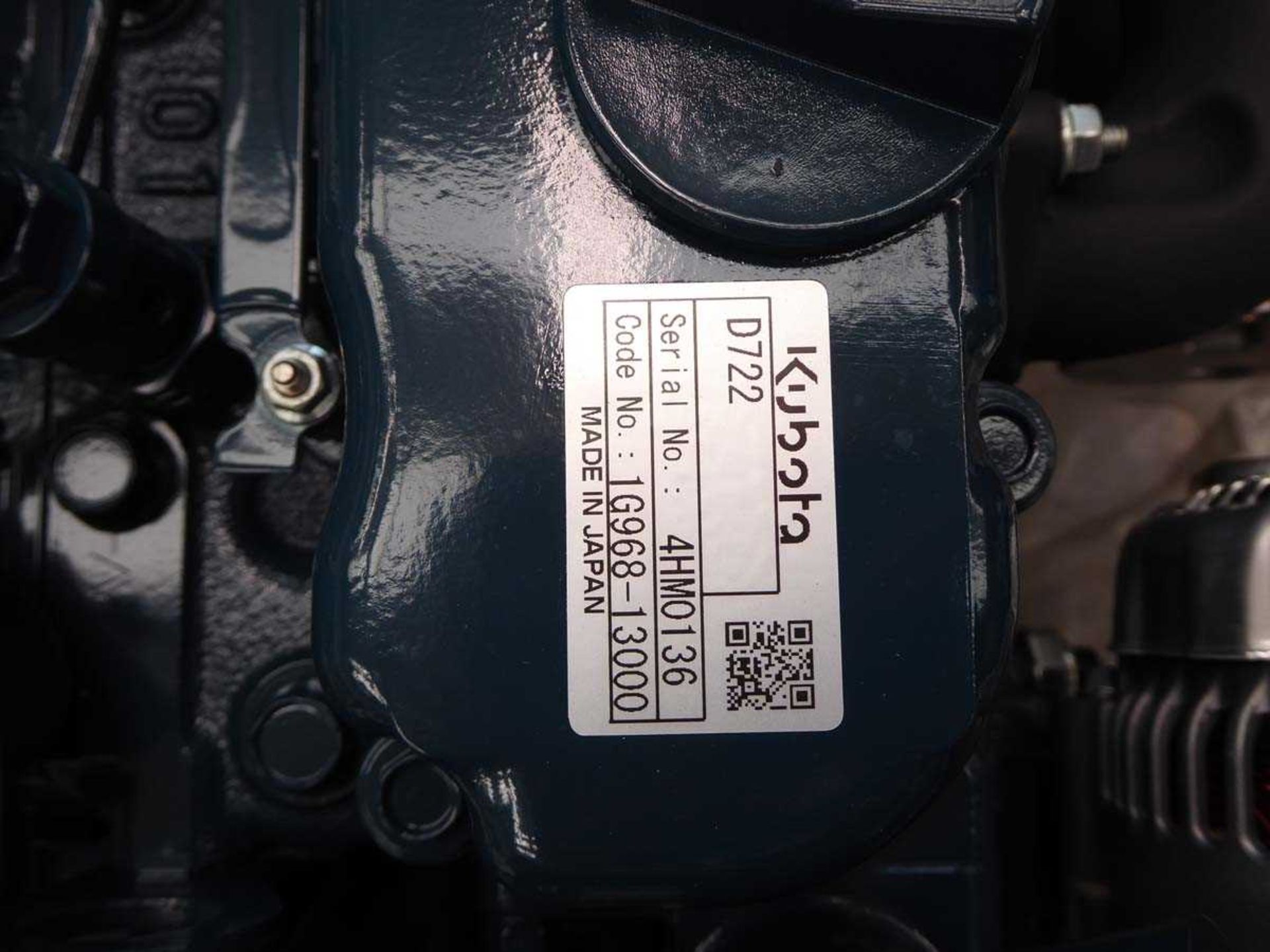 +VAT Kubota D 722-E2B-EU-Y2 engine - Image 4 of 4