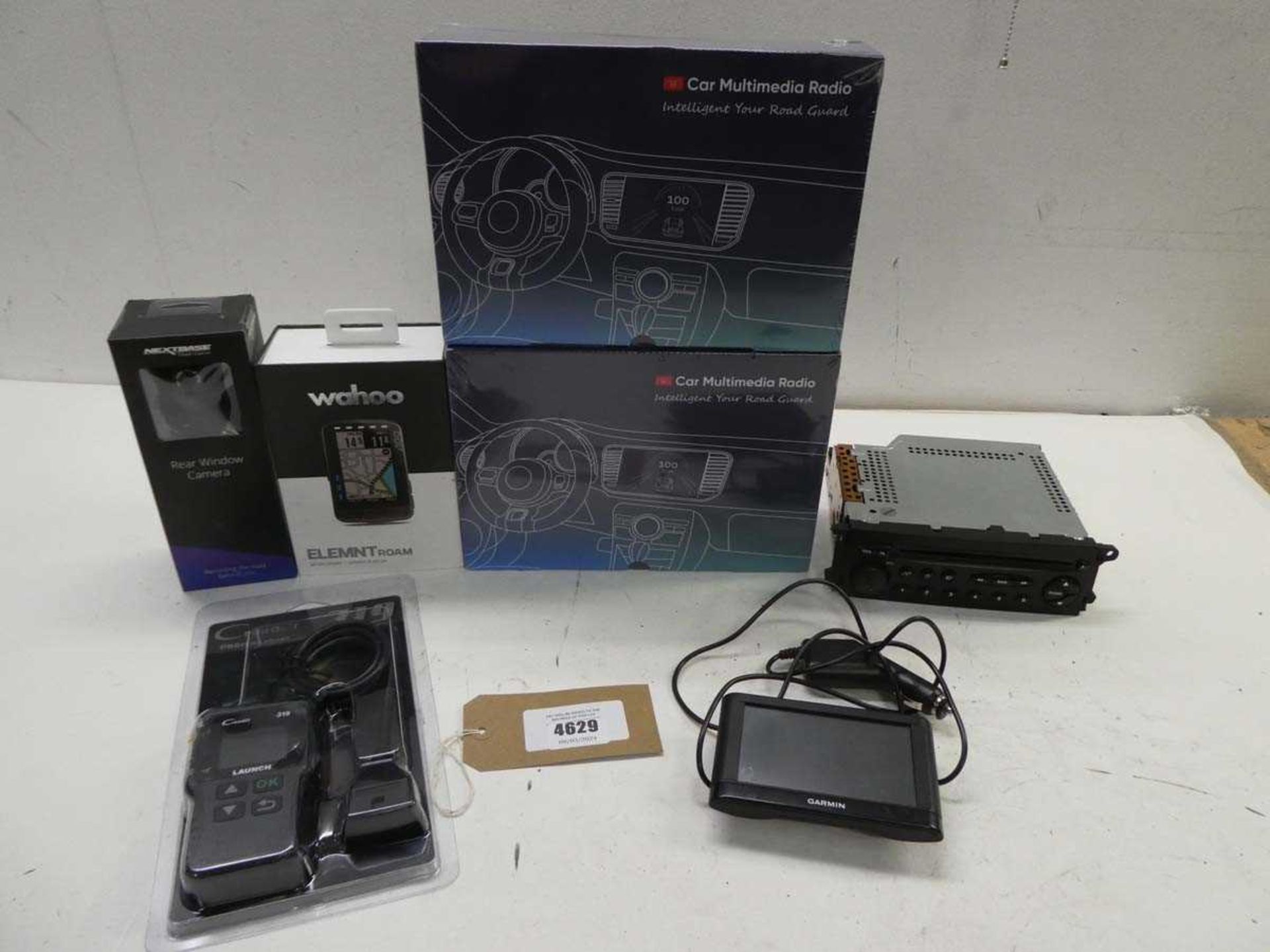 +VAT Creader OBDIi scanner, Rear window camera, Wahoo bike computer, Car multi media radios etc