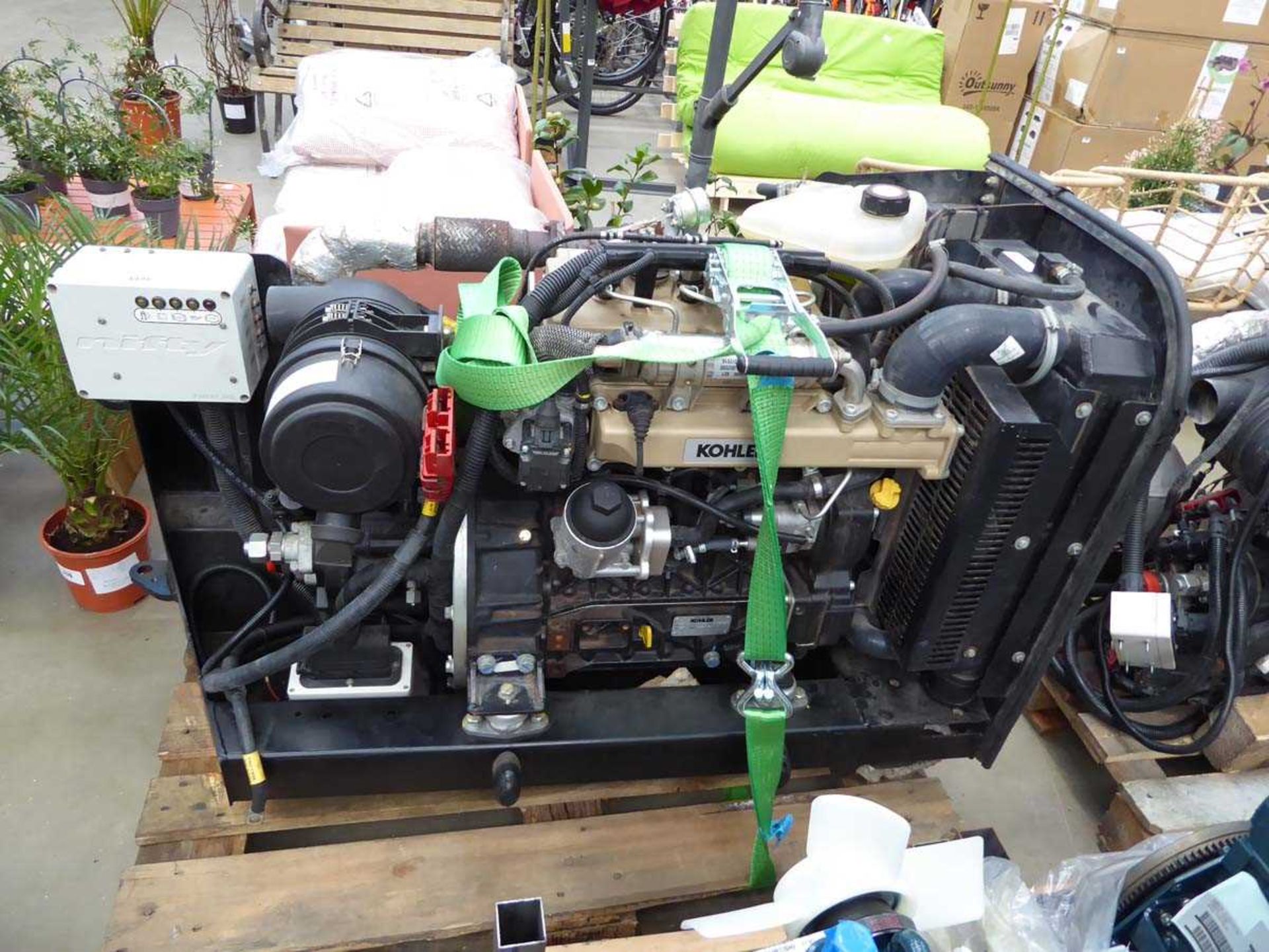 +VAT Kohler KDT 1903 TCT/26B engine insulted with B Cool radiator and Rex Roth swash pump