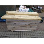 Large pallet of approx. 6x2" timber