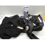 +VAT RST Size 34 used motorcycle trousers, Pair of Size 2XL motorcycle trousers, wingmirrors, heated