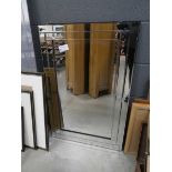 +VAT (1) Rectangular bevelled mirror