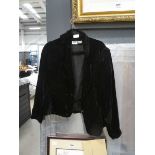 Lady's velvet jacket plus a waistcoat