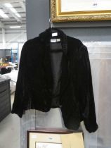 Lady's velvet jacket plus a waistcoat