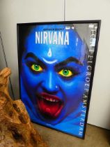 Framed poster for Nirvana