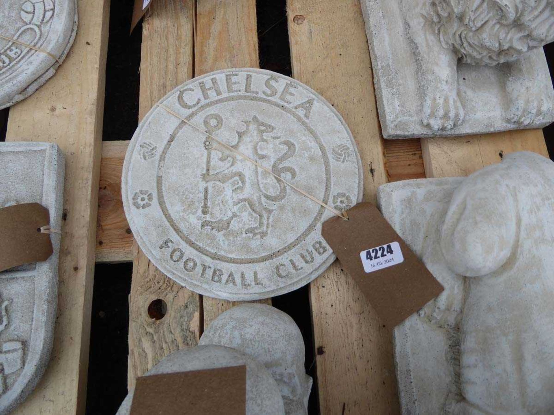 Concrete Chelsea plaque