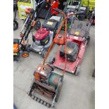 Suffolk Punch petrol powered cylinder mower (no grass box)