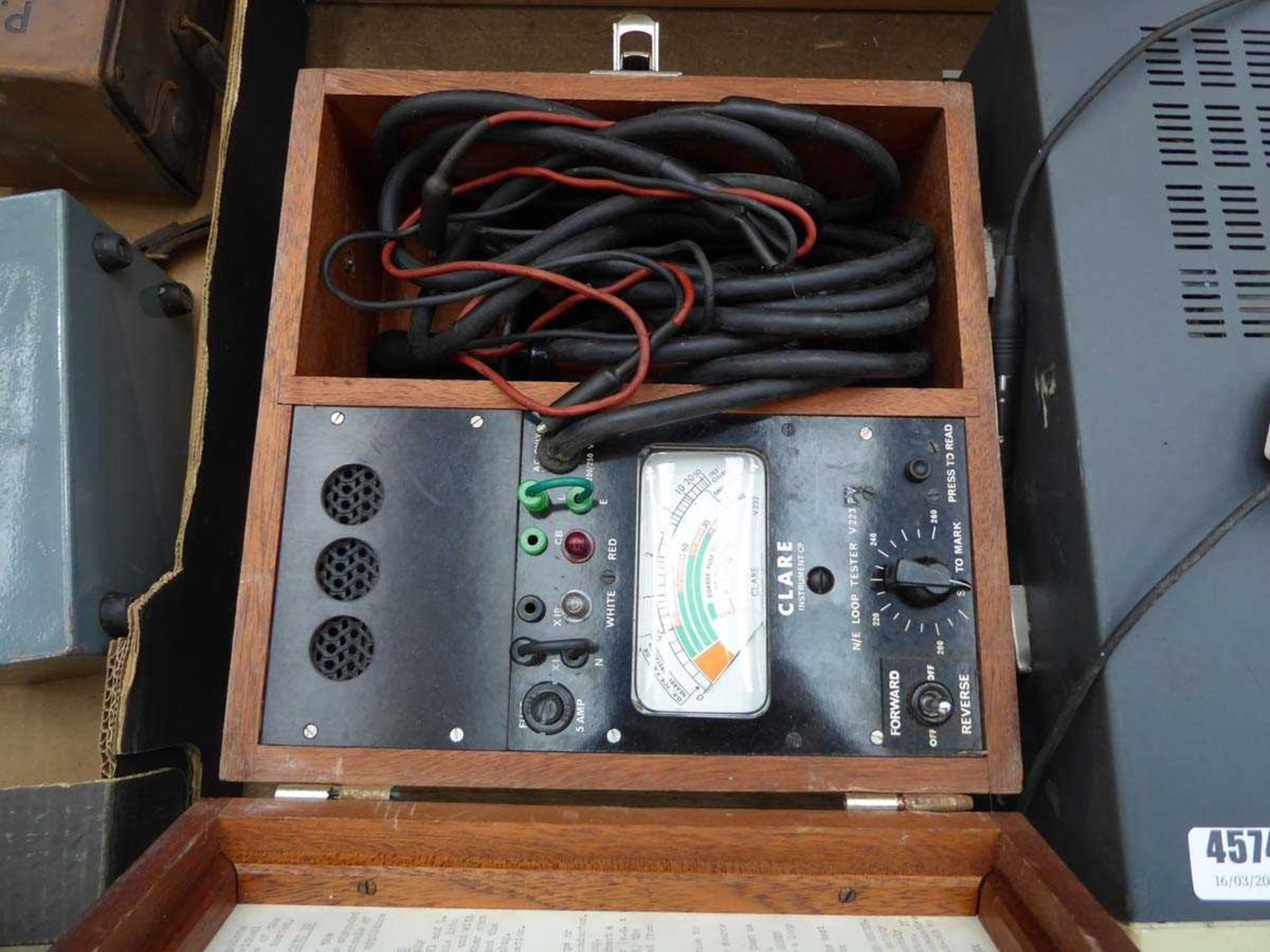 Oscilloscope, loop tester and box of various other testers - Image 3 of 4
