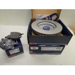 +VAT 2 packs of 2 Borg & Beck Audi/VW brake discs and 2 sets of Audi/VW brake pads