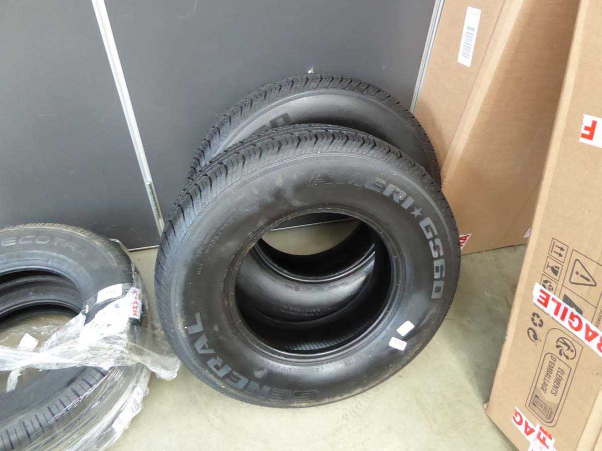 2 general tyres size 2357515