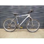 Mongoose grey and blue gents mountain bike