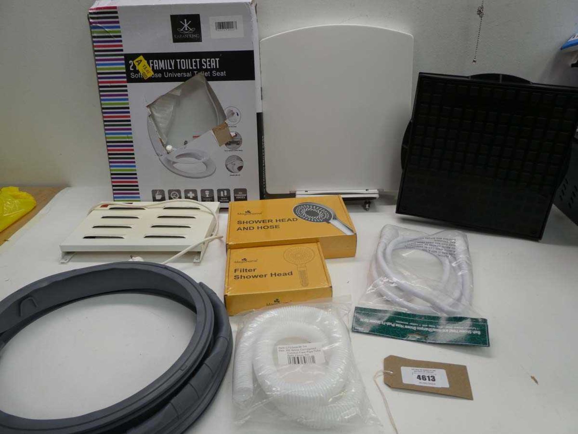 +VAT Toilet seats, Inspection chamber lid, Heatwafer radiator unit, shower heads & hose etc