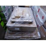 Pallet of whiteboards and mats