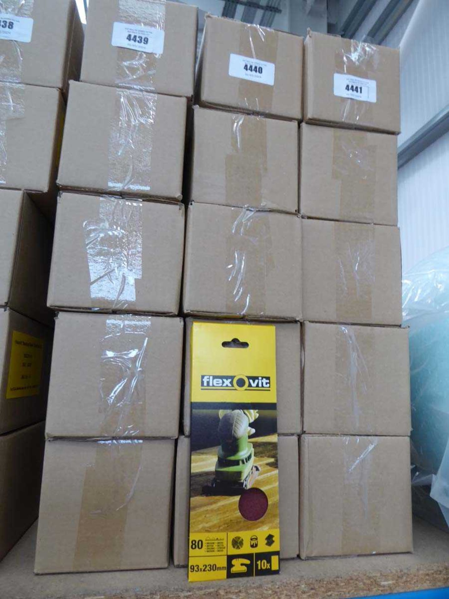 +VAT 5 boxes of 93 x 230mm fine sanding sheets