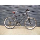 Gents black mountain bike