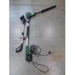 Victor Tools electric hedge cutter with small electric strimmer