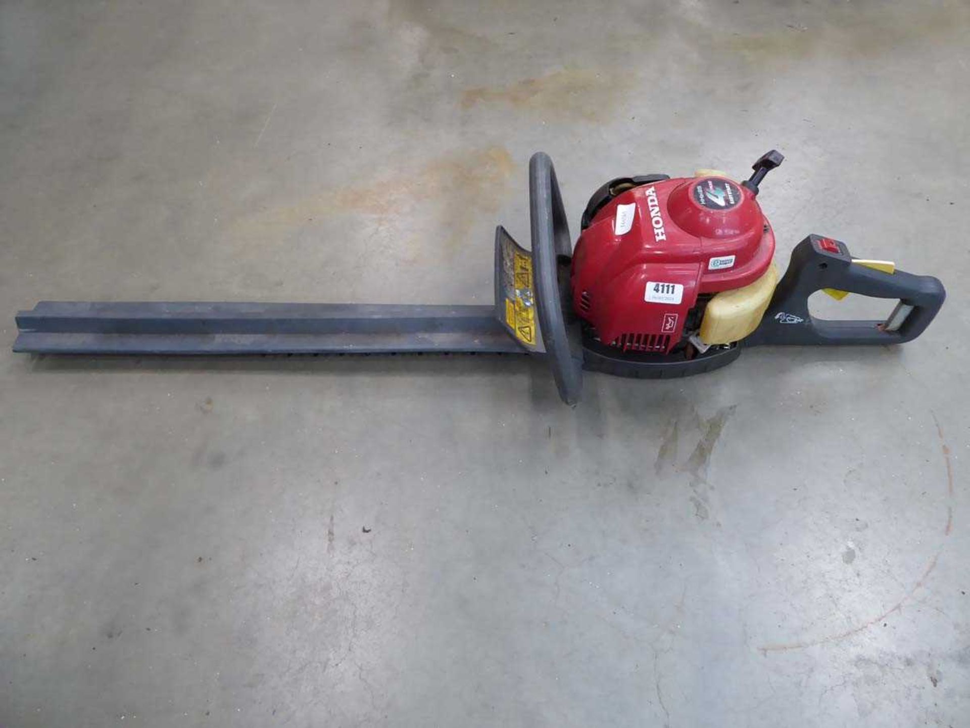 Honda petrol powered hedge cutter